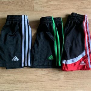 Three pairs of Adidas 2T Shorts